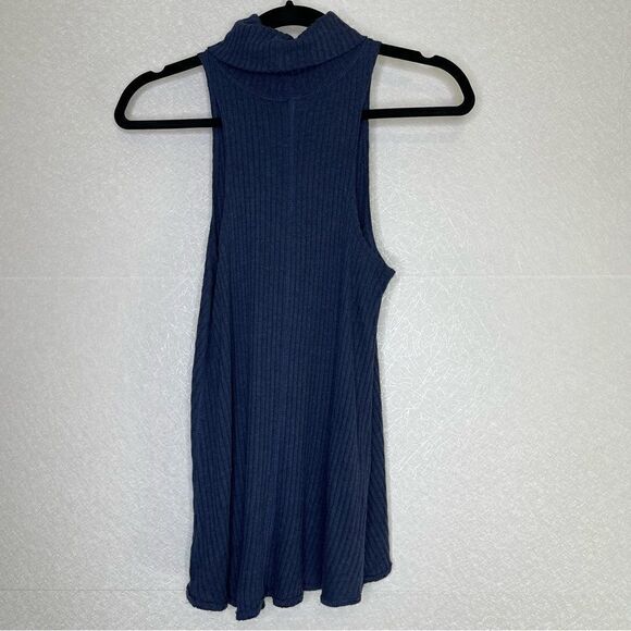 Free People We the Free City Drippy Turtleneck Ribbed Tank XS - Picture 3 of 5